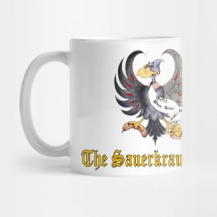 Drunken Eagle with Krauthead on the back Mug